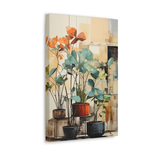 Wall Art Decor - Canvas Art - Botanical Earthy Rustic Plant