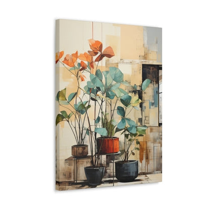 Wall Art Decor - Canvas Art - Botanical Earthy Rustic Plant