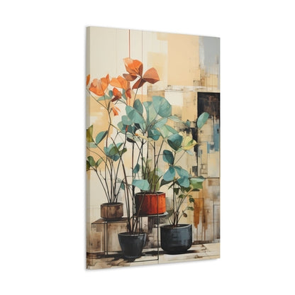 Wall Art Decor - Canvas Art - Botanical Earthy Rustic Plant