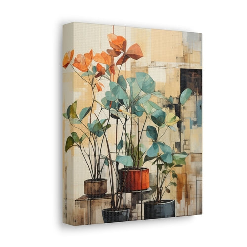 Wall Art Decor - Canvas Art - Botanical Earthy Rustic Plant