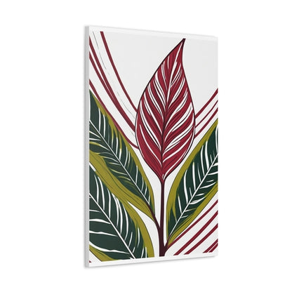 Wall Art Decor - Canvas Print Artwork - Floral Line Art Print 8331.jpg