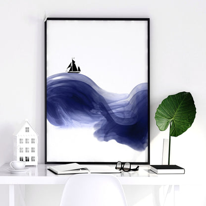 Wall decor Nautical | set of 3 unique wall art prints